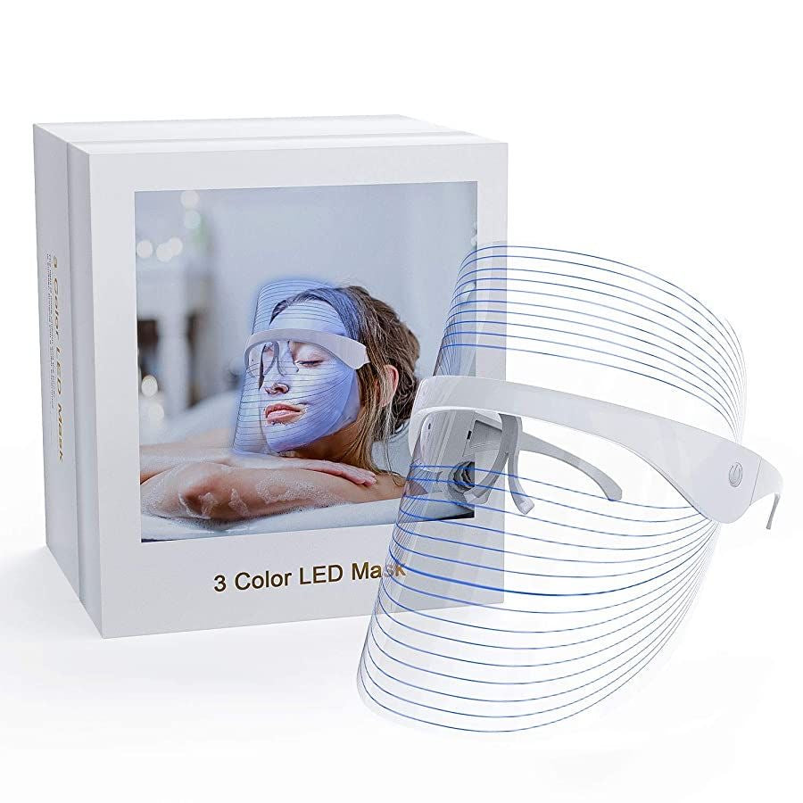 LED Beauty Mask | Unisex 3 In 1 Face Mask | Anti Acne & Anti Aging Face Mask | Skin Rejuvenation Mask