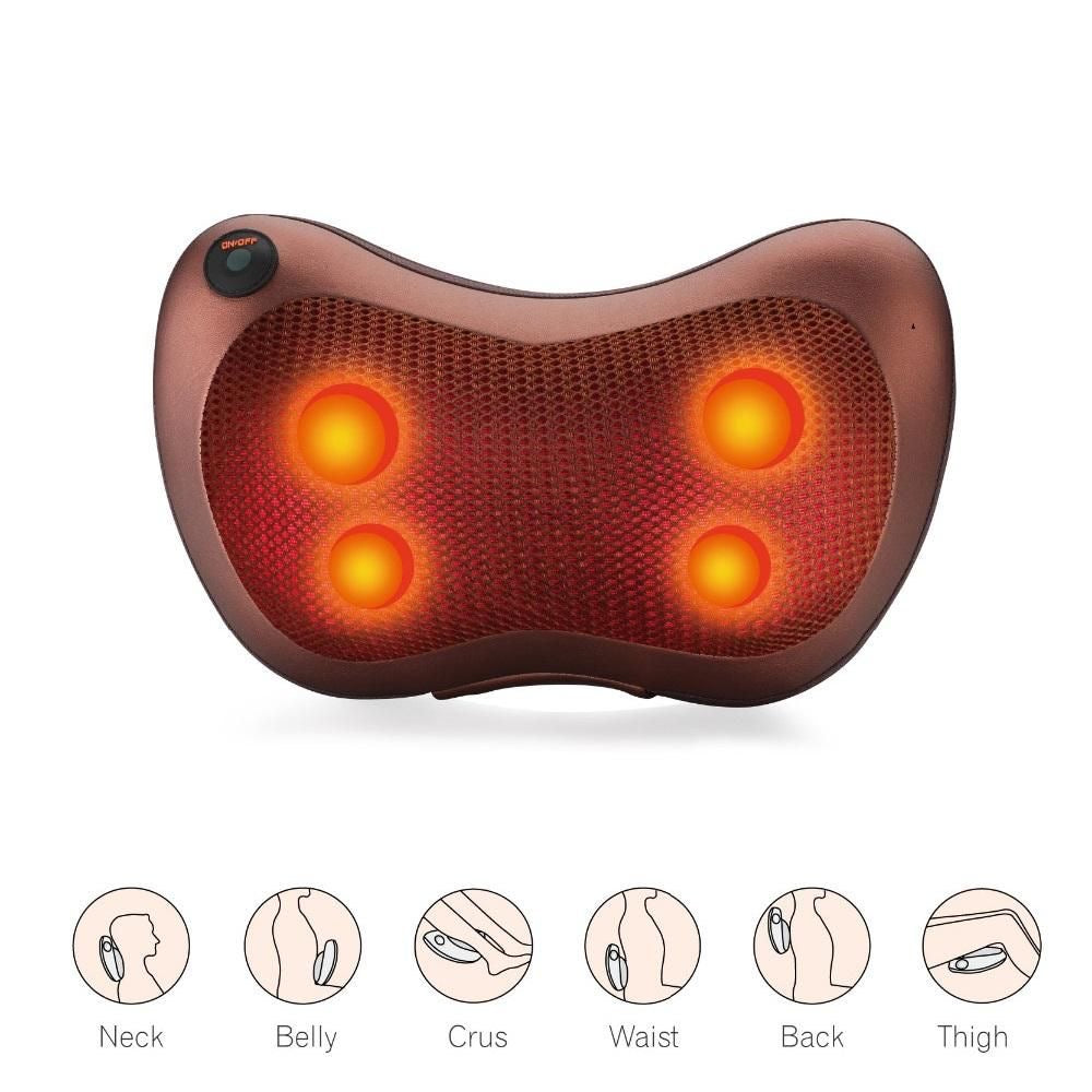 Back Massager with Heat, Back and Neck Massager with Deep